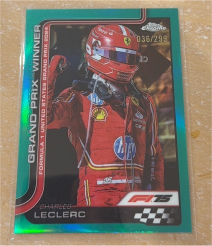 2025 Topps Chrome Formula 1 #111 Charles Leclerc — front