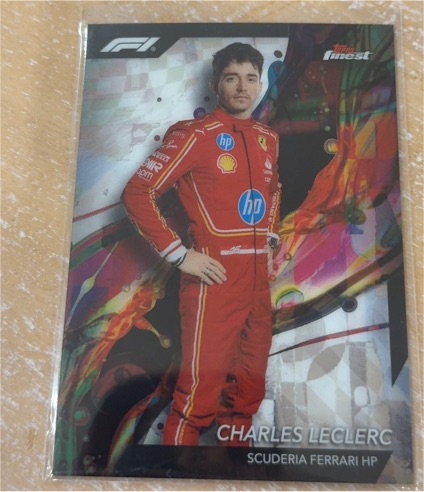 2024 Topps Finest #3 Charles Leclerc Scuderia Ferrari HP — front