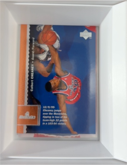 1996-97 Upper Deck #132 Calbert Cheaney — front