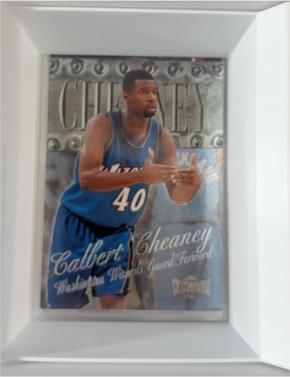 1998-99 Skybox Metal Universe #77 Calbert Cheaney — front