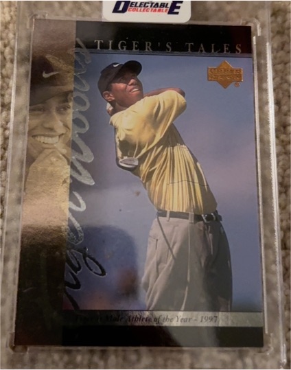 2001 Upper Deck Tiger's Tales #TT16 Tiger Woods — front