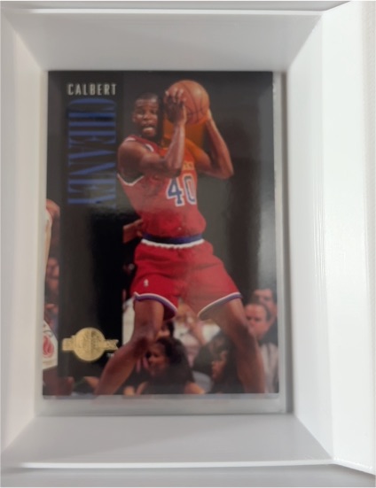 1994-95 Upper Deck #40 Calbert Cheaney Washington Bullets — front