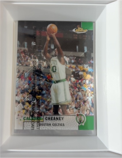 1997-98 Topps Finest #103 Calbert Cheaney — front