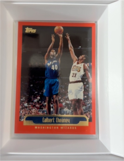 1999-00 Topps #97 Calbert Cheaney — front