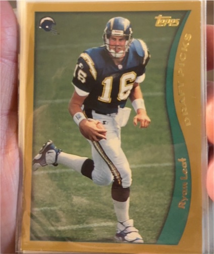 1998 Topps Draft Picks #332 Ryan Leaf — front