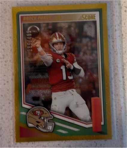 2025 Panini Score #47 Brock Purdy — front