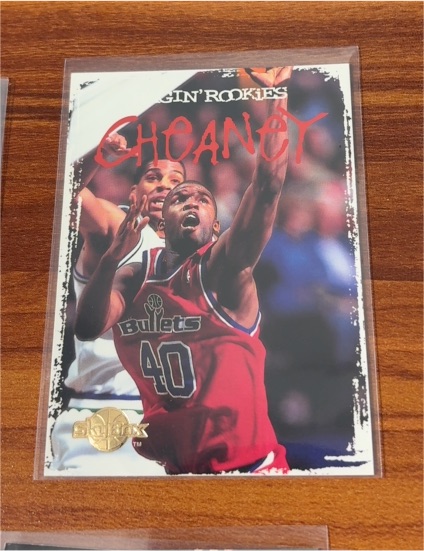 1994-95 SkyBox Ragin' Rookies #RR24 Calbert Cheaney — front