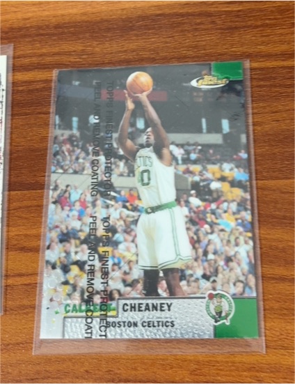 1997-98 Topps Finest #103 Calbert Cheaney — front
