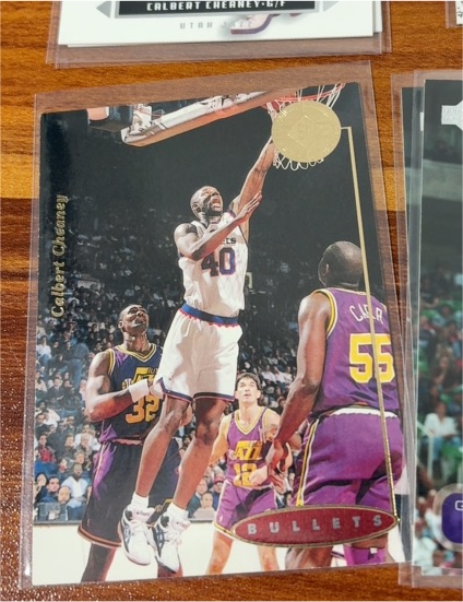 1994-95 Topps Stadium Club #164 Calbert Cheaney — front