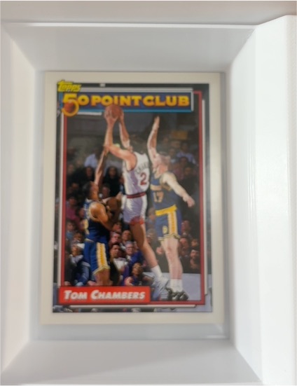1992-93 Topps #201 Tom Chambers 50 Point Club — front