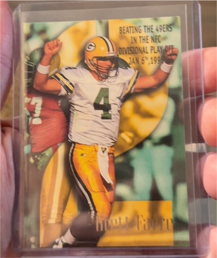 1996 SkyBox Impact #195 Brett Favre — front