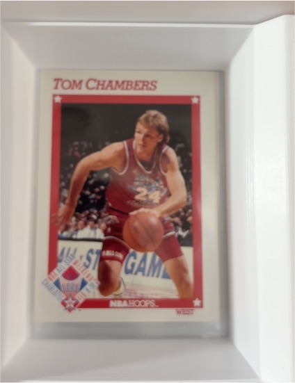 1991-92 NBA Hoops #261 Tom Chambers Phoenix Suns All Star — front