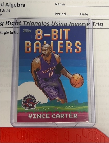 2025-26 Topps #8B-26 Vince Carter 8-Bit Ballers — front