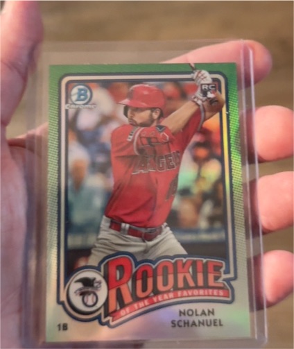 2024 Bowman Chrome Rookie of the Year Favorites #ROY-9 Nolan Schanuel — front