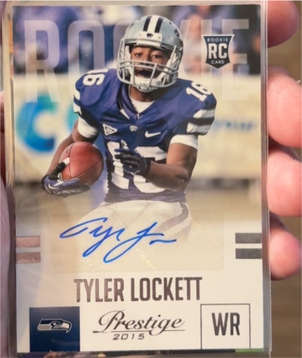 2015 Panini Prestige #298 Tyler Lockett Rookie Card — front