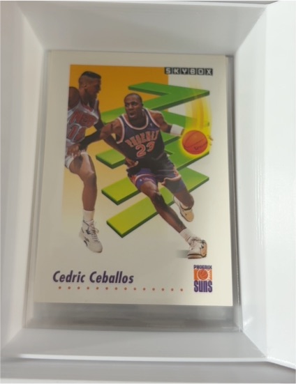 1991-92 SkyBox #222 Cedric Ceballos — front