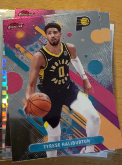 2025-26 Topps Finest #40 Tyrese Haliburton — front