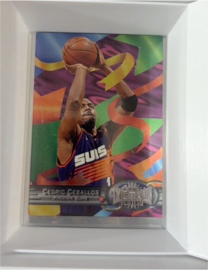 1997-98 Skybox Metal Universe #16 Cedric Ceballos — front