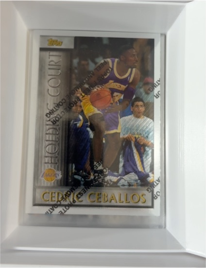 1996-97 Topps Holding Court #HC3 Cedric Ceballos — front