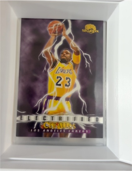 1995-96 Skybox Premium #286 Cedric Ceballos Electrified Los Angeles Lakers — front