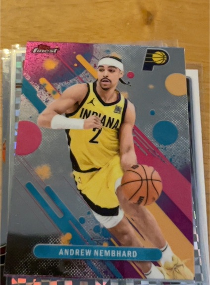 2025-26 Topps Finest #42 Andrew Nembhard — front