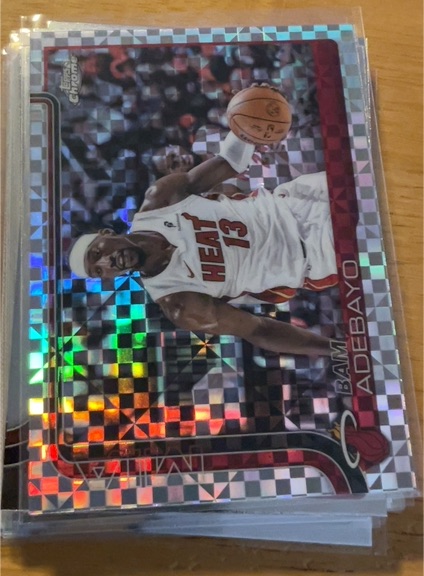 2025-26 Topps Chrome #138 Bam Adebayo — front