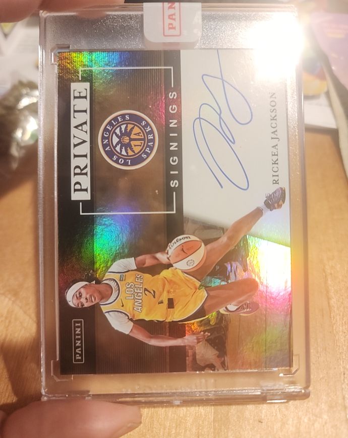 2025 Panini Donruss WNBA Private Signings #PS-RJ Rickea Jackson — front