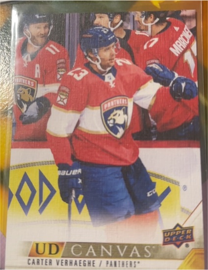 2022-23 Upper Deck UD Canvas #C37 Carter Verhaeghe — front