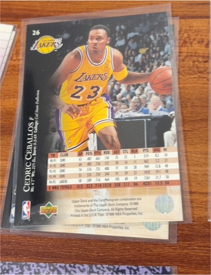 1995-96 Upper Deck #353 Cedric Ceballos — front