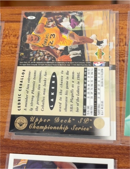 1994-95 Upper Deck SP Championship #76 Cedric Ceballos — front