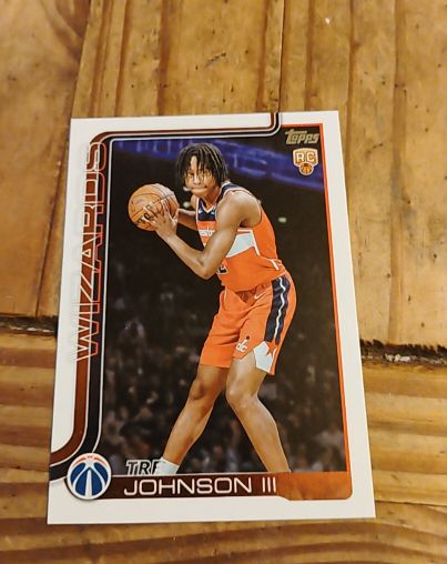 2025-26 Topps Basketball #206 Tre Johnson III — front