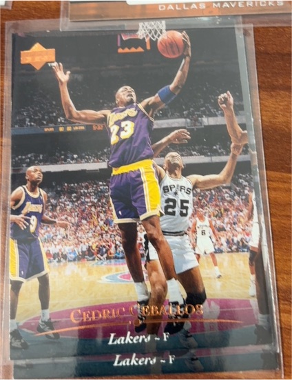 1995-96 Upper Deck #26 Cedric Ceballos — front