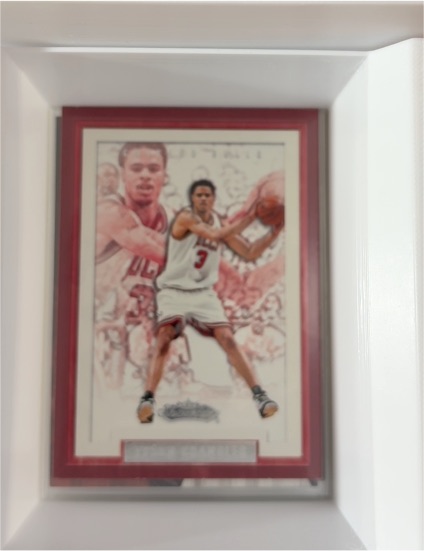 Derrick Rose Chicago Bulls Basketball Art Print — front