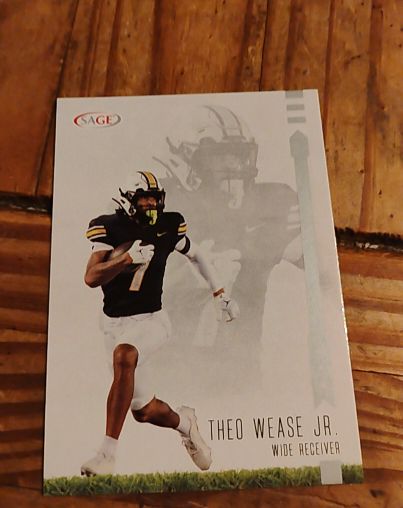 2025 Sage High Series #141 Theo Wease Jr Missouri — front
