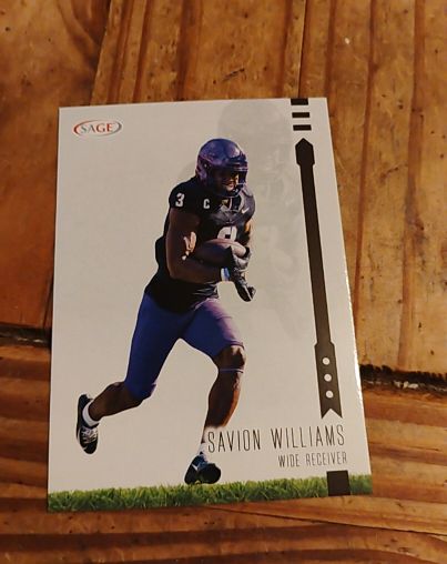 2025 SAGE High Series #150 Savion Williams — front