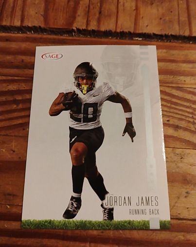 2025 Sage High Series #182 Jordan James Oregon Ducks — front