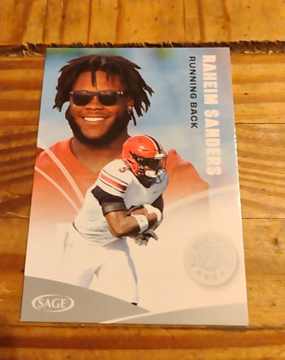 2025 Sage All Rookie Team #165 Raheim Sanders — front