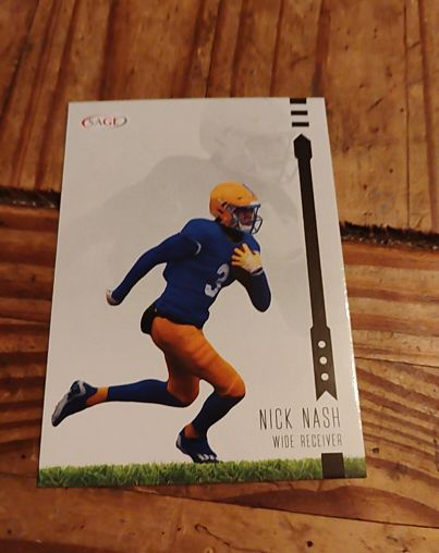 2025 Sage High Series Football #177 Nick Nash — front