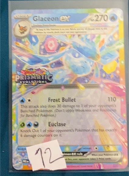 2016 Pokémon Prismatic Evolutions #26 Glaceon EX — front