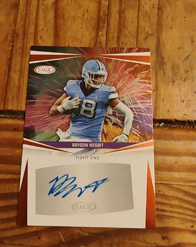 2025 Sage High Series #A-BN Bryson Nesbit — front