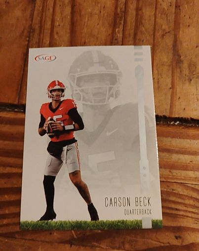 2025 Sage High Series #132 Carson Beck — front