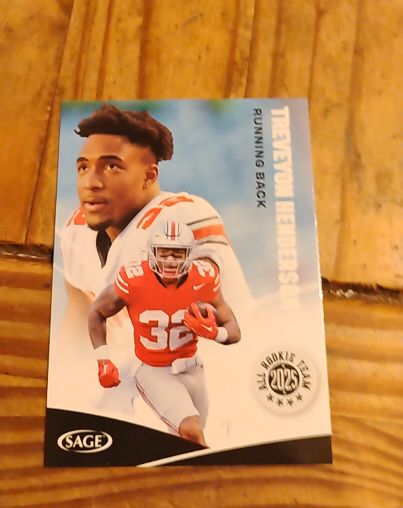 2025 Sage #153 TreVeyon Henderson — front
