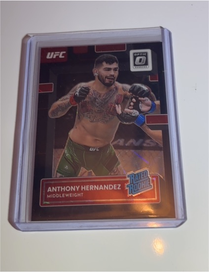 2023 Panini Donruss Optic UFC #110 Anthony Hernandez Rated Rookie — front