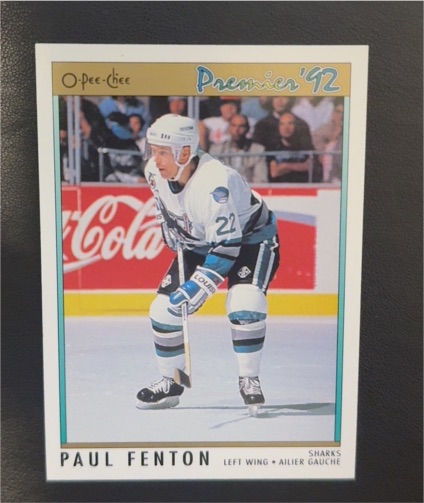 1991-92 O-Pee-Chee Premier #187 Paul Fenton — front