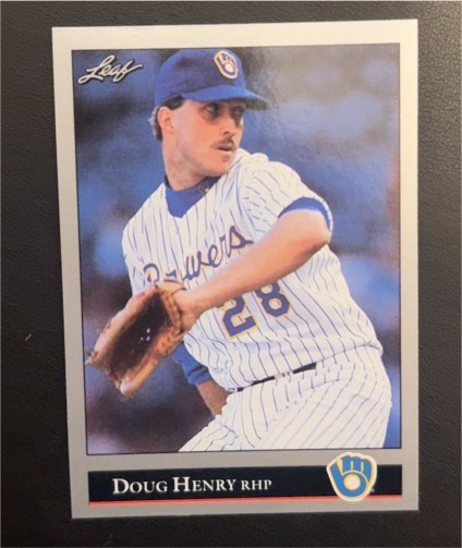1992 Leaf #80 Doug Henry — front