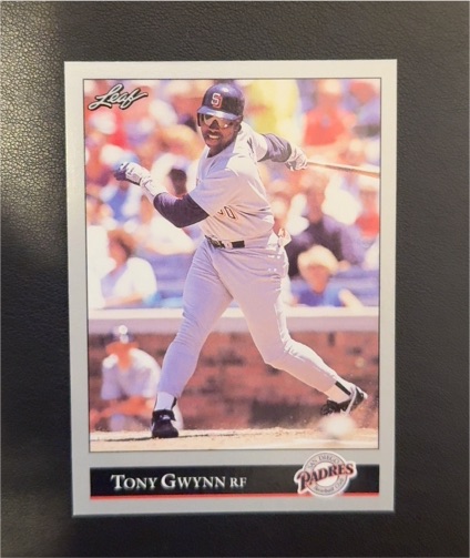 1992 Leaf #206 Tony Gwynn — front