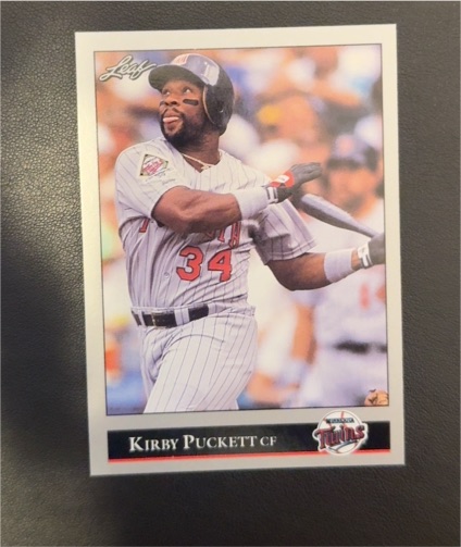 1992 Leaf #98 Kirby Puckett Minnesota Twins — front