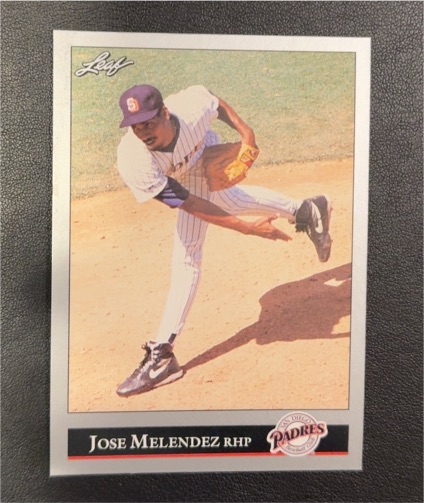 1992 Leaf #507 Jose Melendez — front