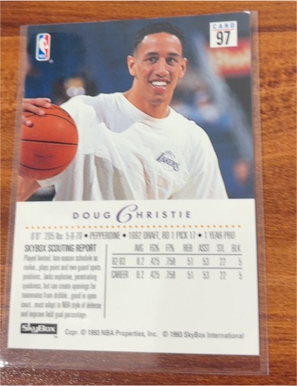 1993-94 SkyBox Premium #97 Doug Christie — front