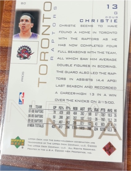 2000 Upper Deck Pros & Prospects #80 Doug Christie — front